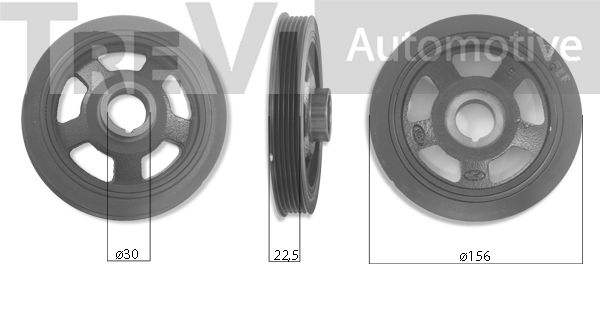 TREVI AUTOMOTIVE skriemulys, alkūninis velenas PC1223